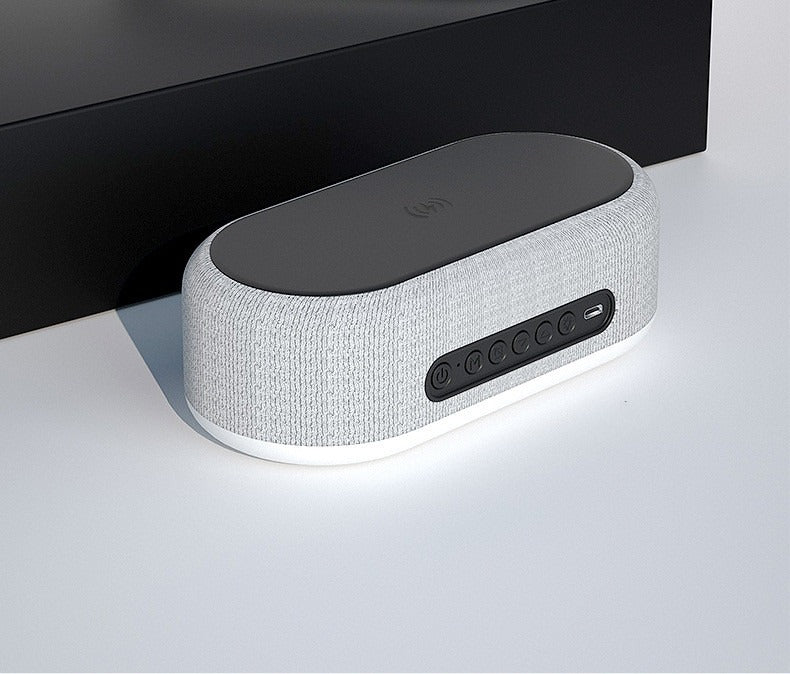 4-in-1 Night Lamp Alarm Clock with Wireless Charger
